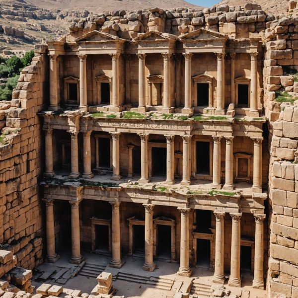 Comment organiser une visite des ruines romaines en Jordanie?